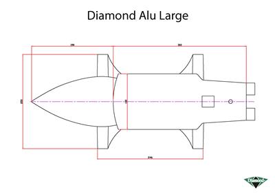 Diamond Aluminium Base Anvil Large 25kg